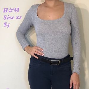 HM grey long sleeve